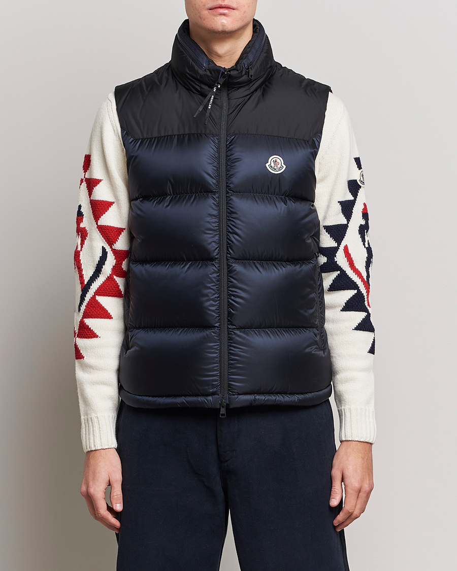 Herr | Jackor | Moncler | Ophrys Down Vest Black/Navy