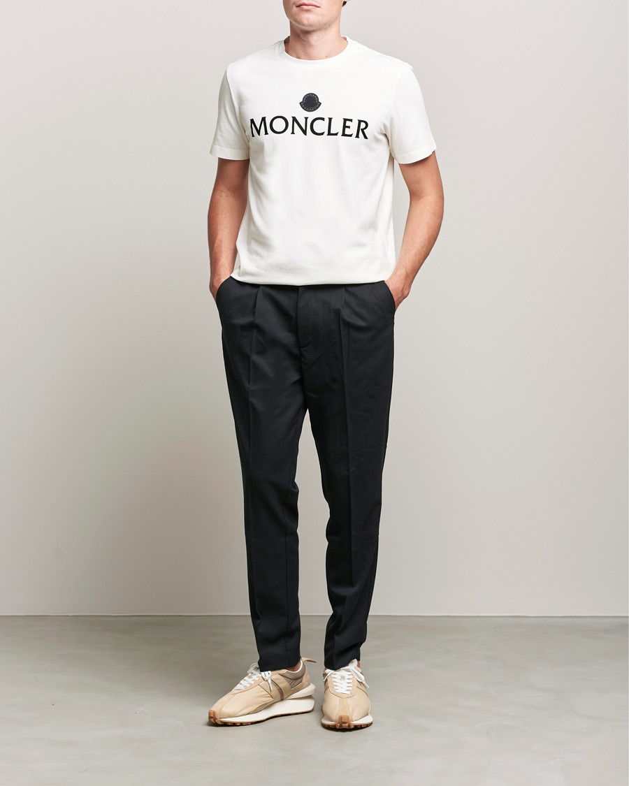 Herr | Moncler | Moncler | Lettering T-Shirt White