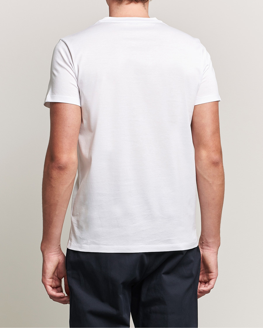 Herr | T-Shirts | Moncler | Double Logo T-Shirt White