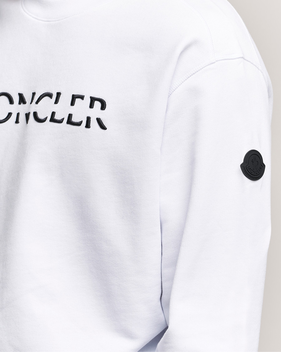 Herr | Tröjor | Moncler | Lettering Sweatshirt White