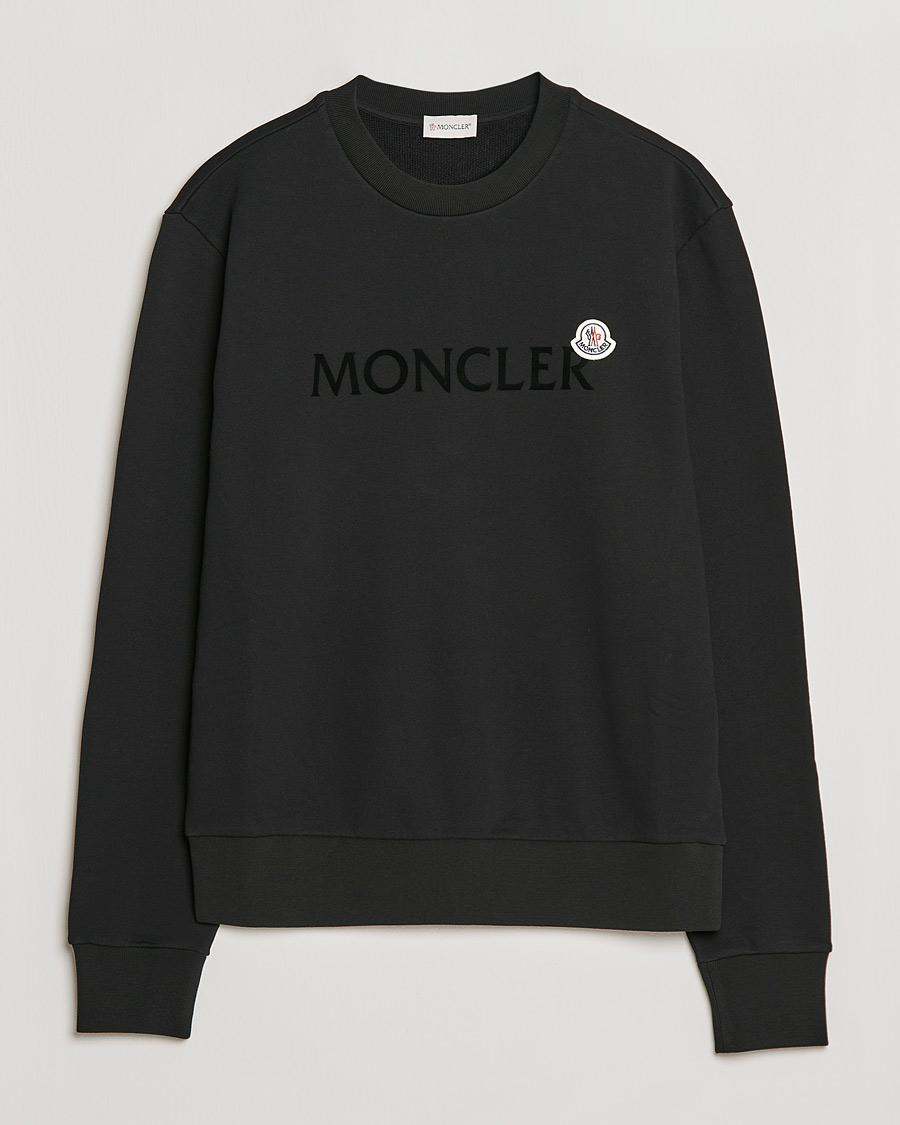 Herr | Tröjor | Moncler | Logo Patch Sweatshirt Black