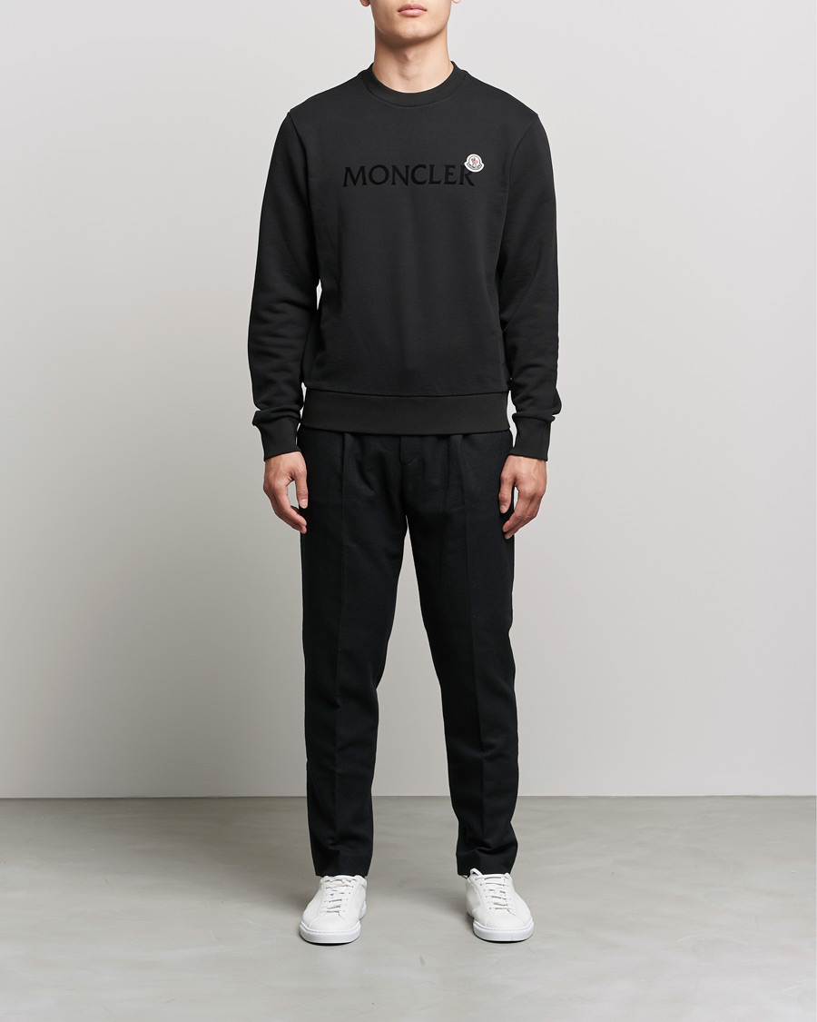Herr | Tröjor | Moncler | Logo Patch Sweatshirt Black