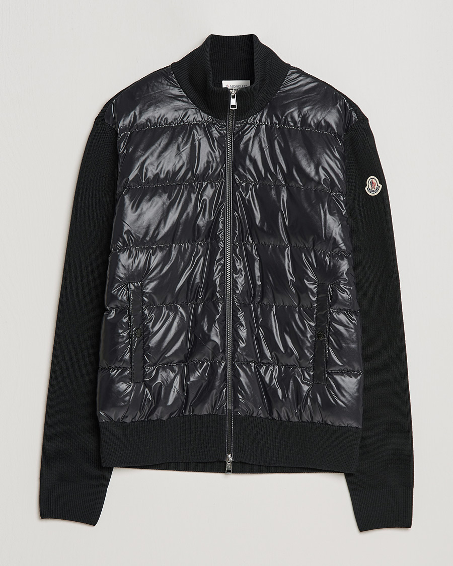 Herr | Tröjor | Moncler | Zip Down Cardigan Black