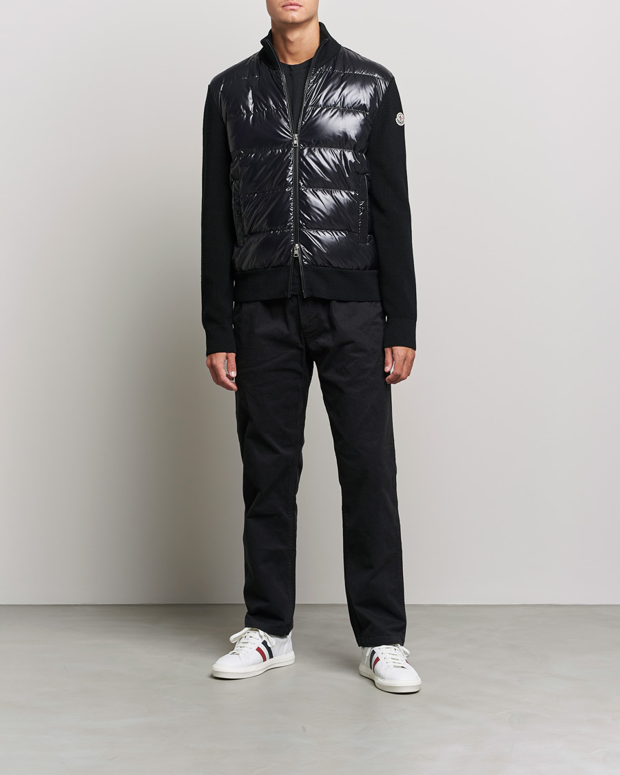 Herr | Tröjor | Moncler | Zip Down Cardigan Black