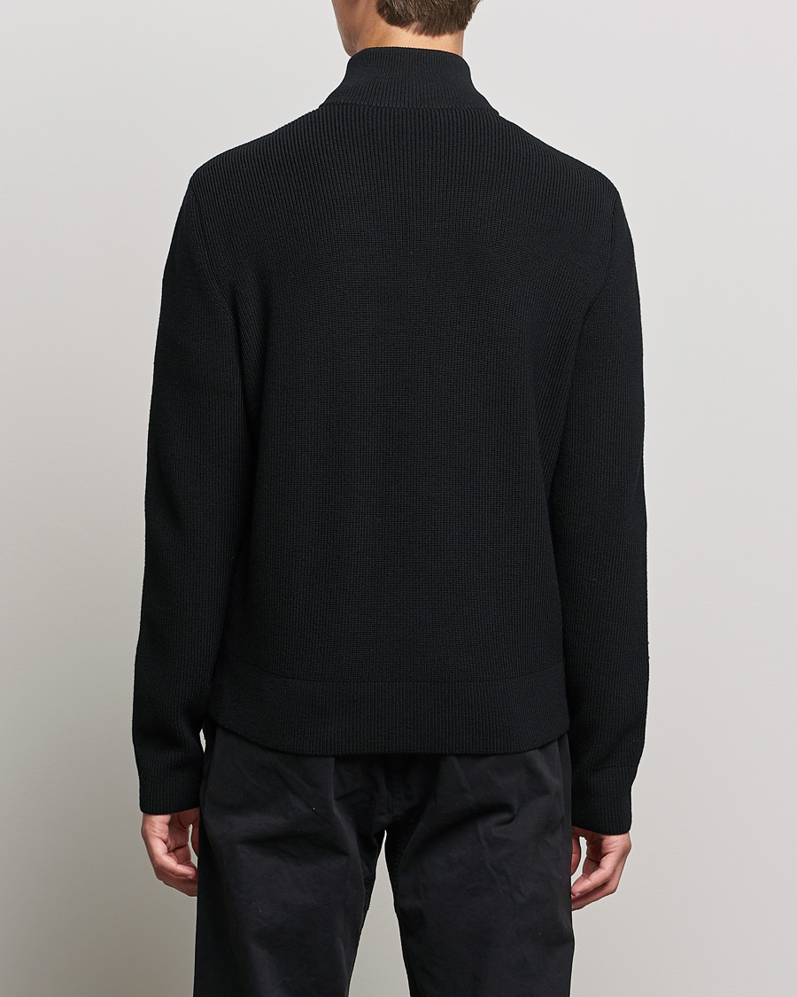 Herr | Tröjor | Moncler | Zip Down Cardigan Black
