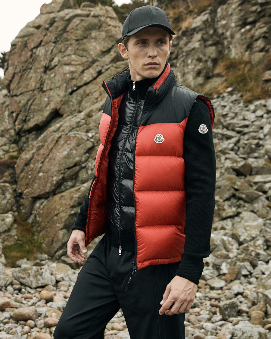 Herr | Tröjor | Moncler | Zip Down Cardigan Black