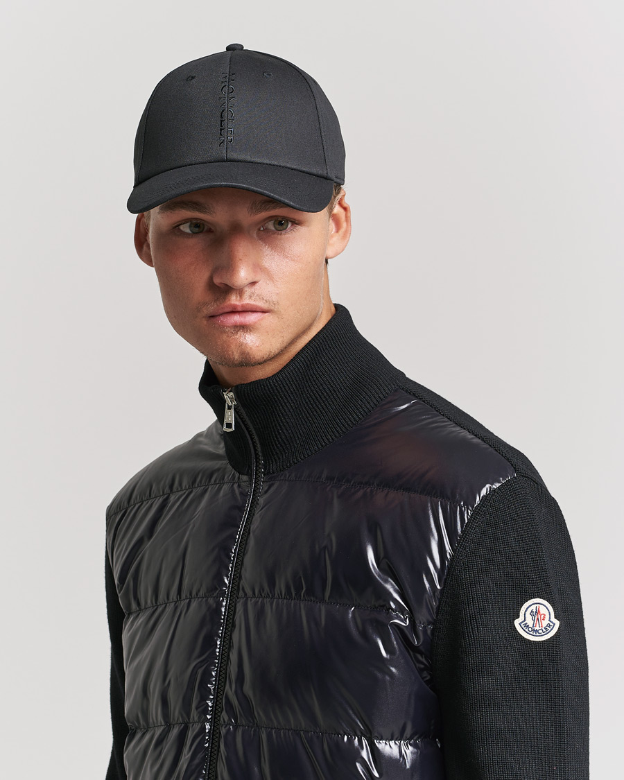 Herr | Moncler Tonal Baseball Cap Black | Moncler | Tonal Baseball Cap Black