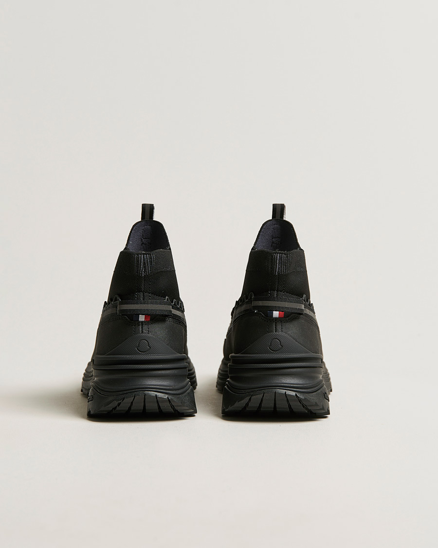 Herr | Moncler Knit High Running Sneakers Black | Moncler | Knit High Running Sneakers Black