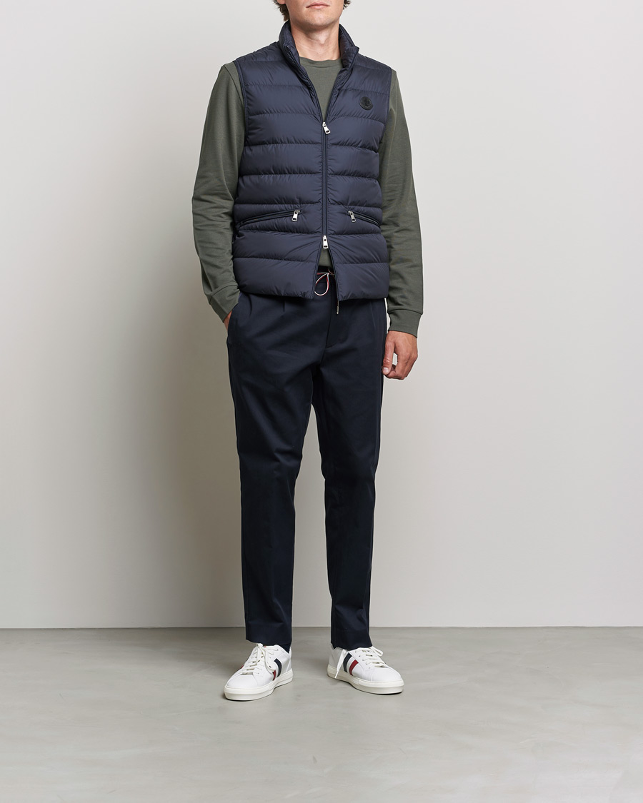 Herr | Jackor | Moncler | Treompan Down Gilet Navy
