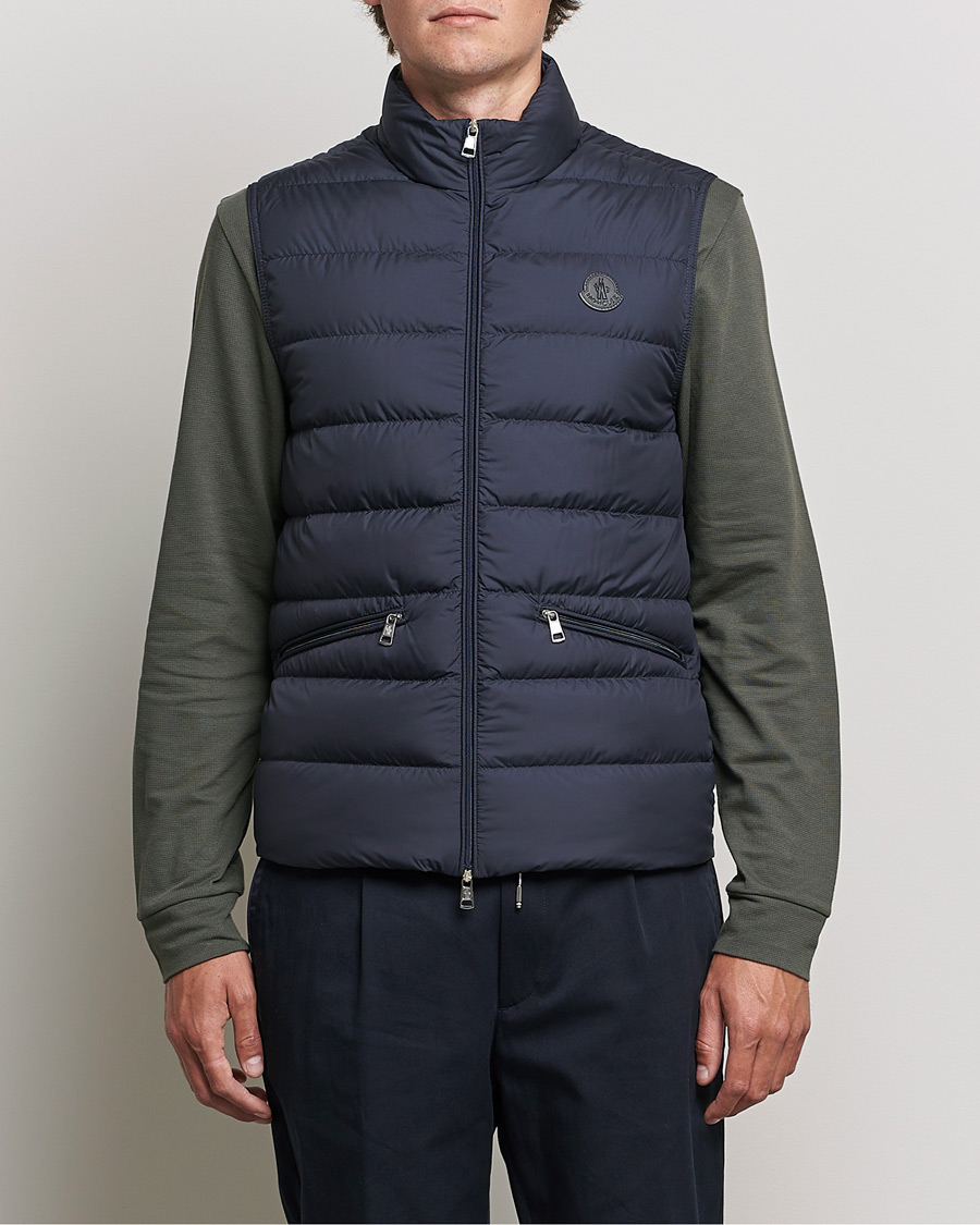 Herr | Jackor | Moncler | Treompan Down Gilet Navy