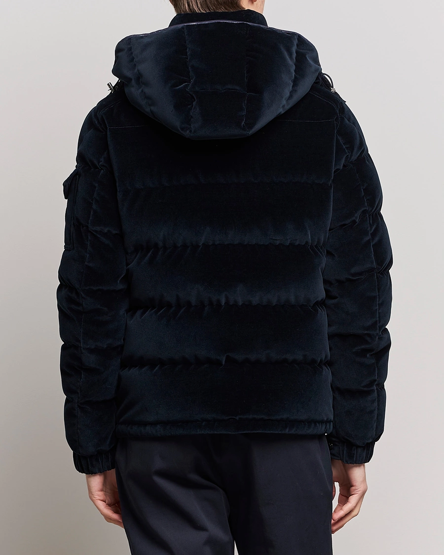 Herr | Jackor | Moncler | Armorique Velvet Down Jacket Navy