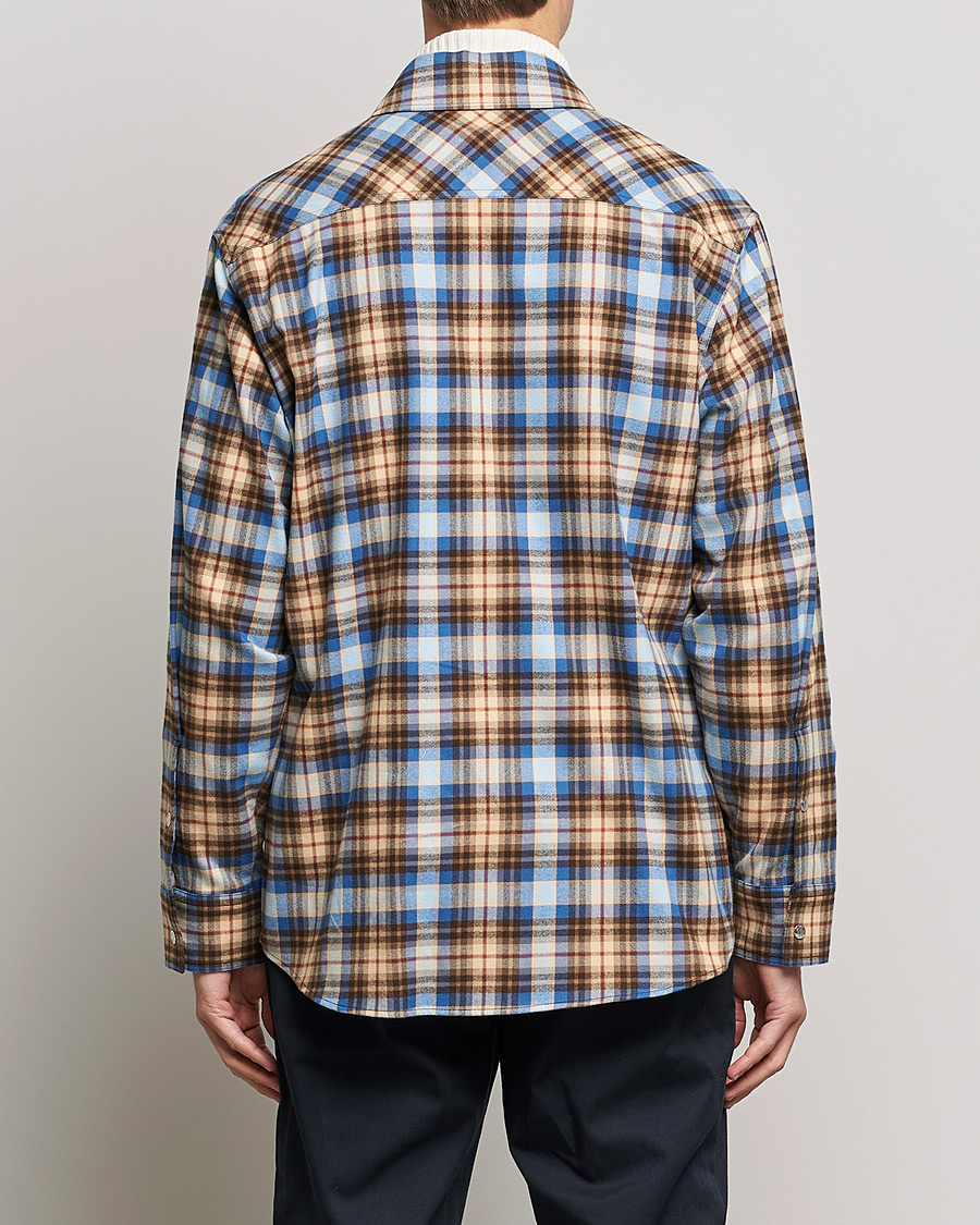 Herr | Skjortor | Moncler | Checked Overshirt Beige