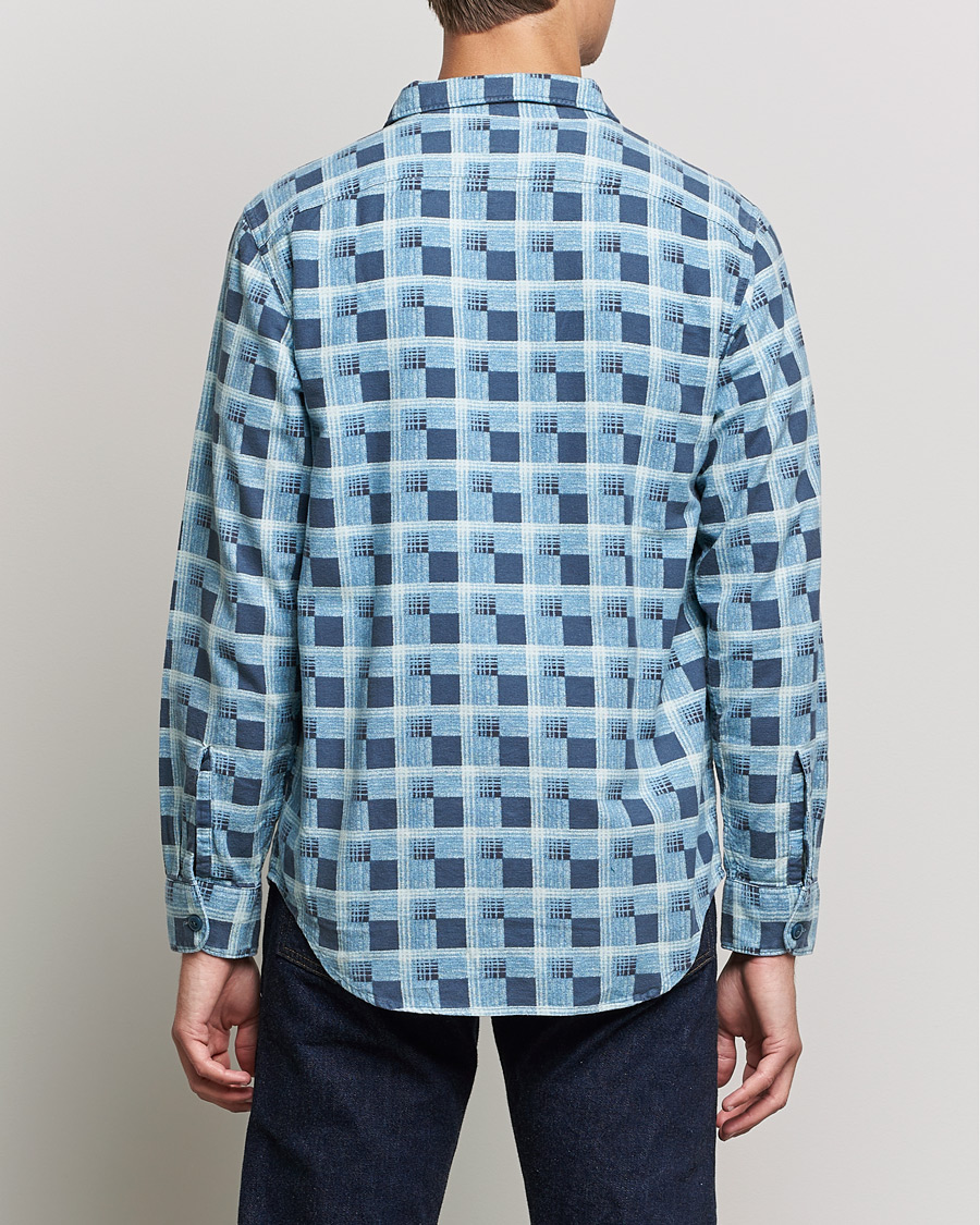 Herr | Skjortor | RRL | Universal Camp Shirt Blue Check