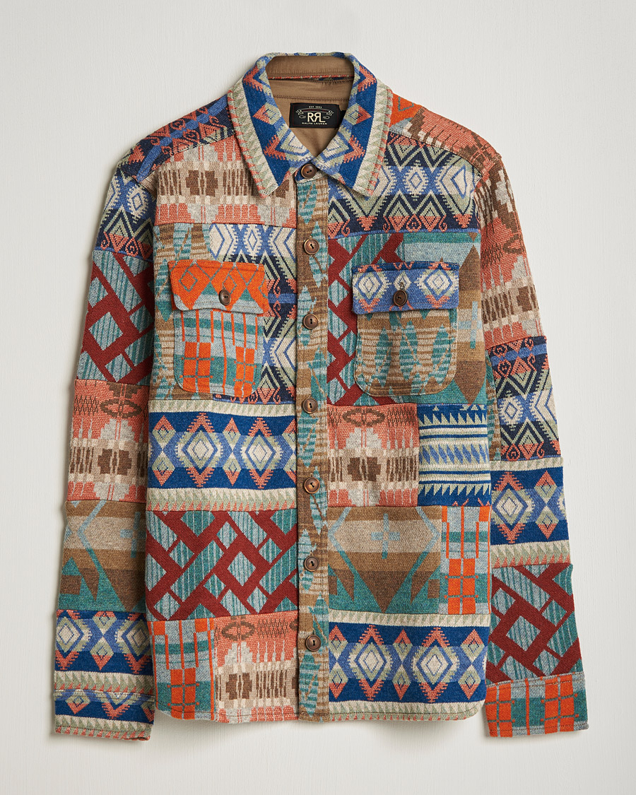 Herr | Skjortor | RRL | Limited Edition Patchwork Shirt Multi
