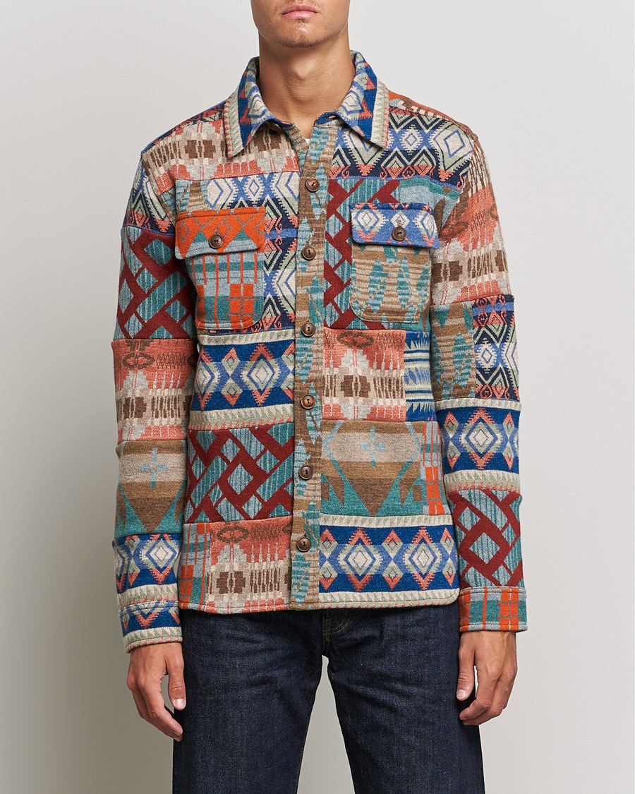 Herr | Skjortor | RRL | Limited Edition Patchwork Shirt Multi