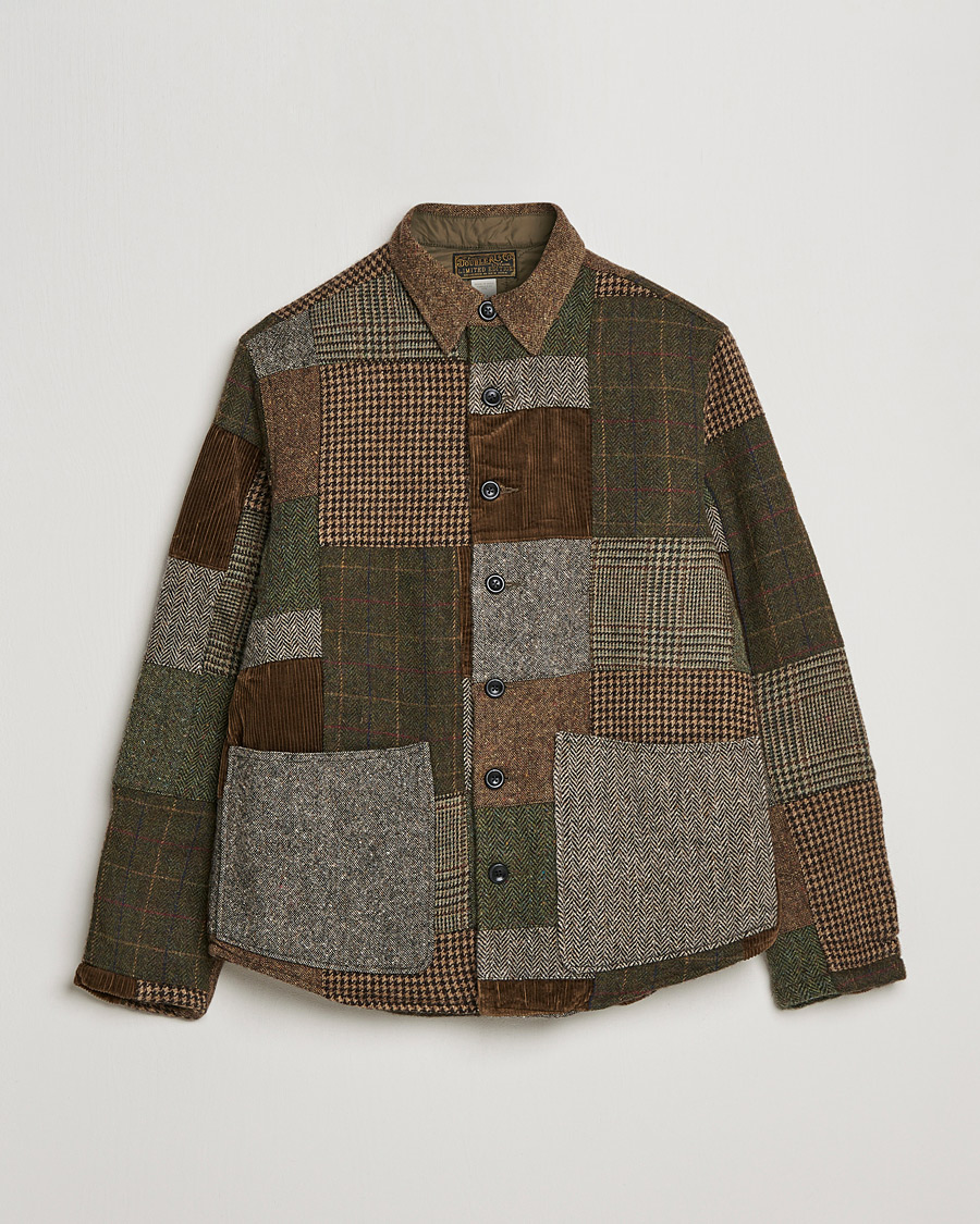 Herr | Skjortor | RRL | Townsend Patchwork Overshirt Tan