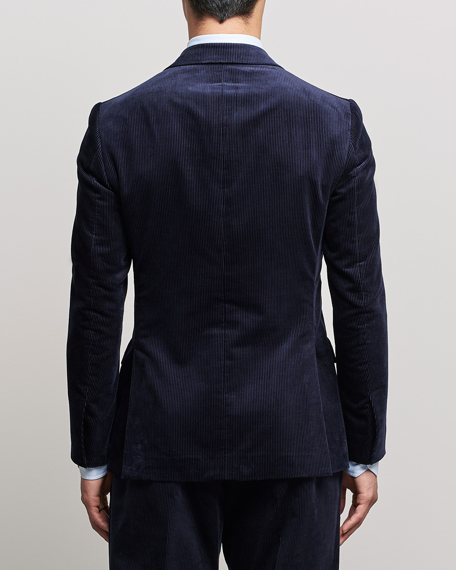 Herr | Kavajer | Ralph Lauren Purple Label | Wale Corduroy Blazer Chairman Navy