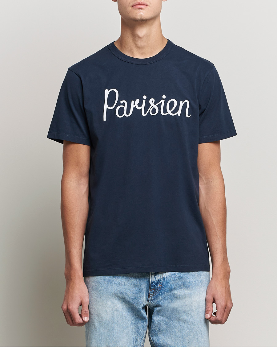 Herr | T-Shirts | Maison Kitsuné | Parisien Tee Navy