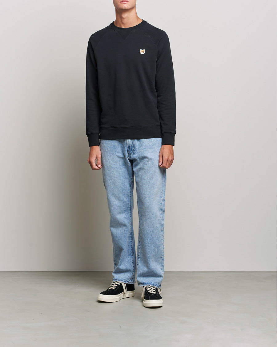 Herr | Tröjor | Maison Kitsuné | Fox Head Sweatshirt Black