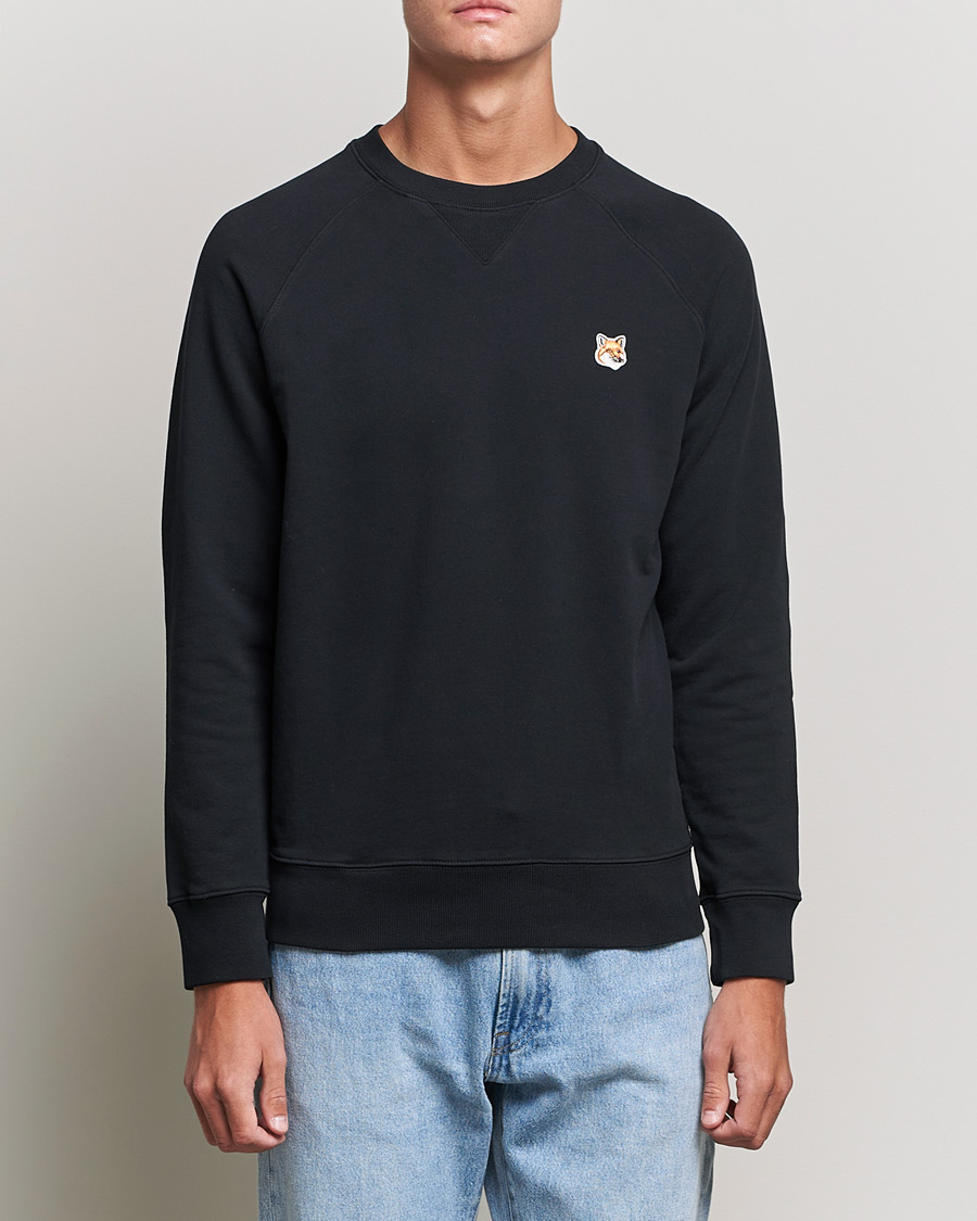 Herr | Tröjor | Maison Kitsuné | Fox Head Sweatshirt Black