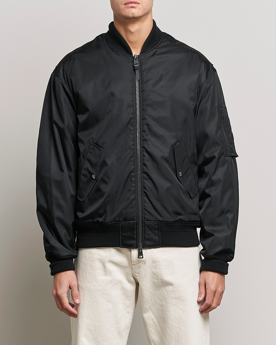 Herr | Jackor | Maison Kitsuné | Bomber Jacket Black
