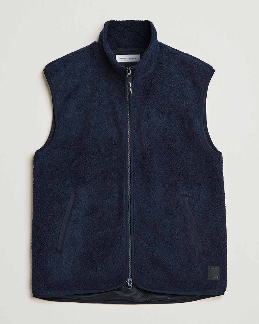 Herr | Tröjor | Samsøe Samsøe | Samsøe & Samsøe Rune Fleece Vest Salute