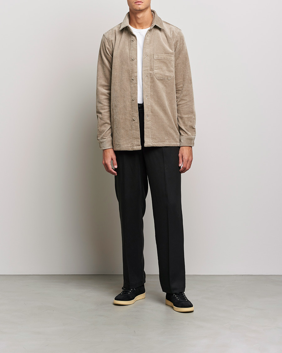 Herr | Skjortor | Samsøe Samsøe | Samsøe & Samsøe Waltones Corduroy Overshirt Winter Twig