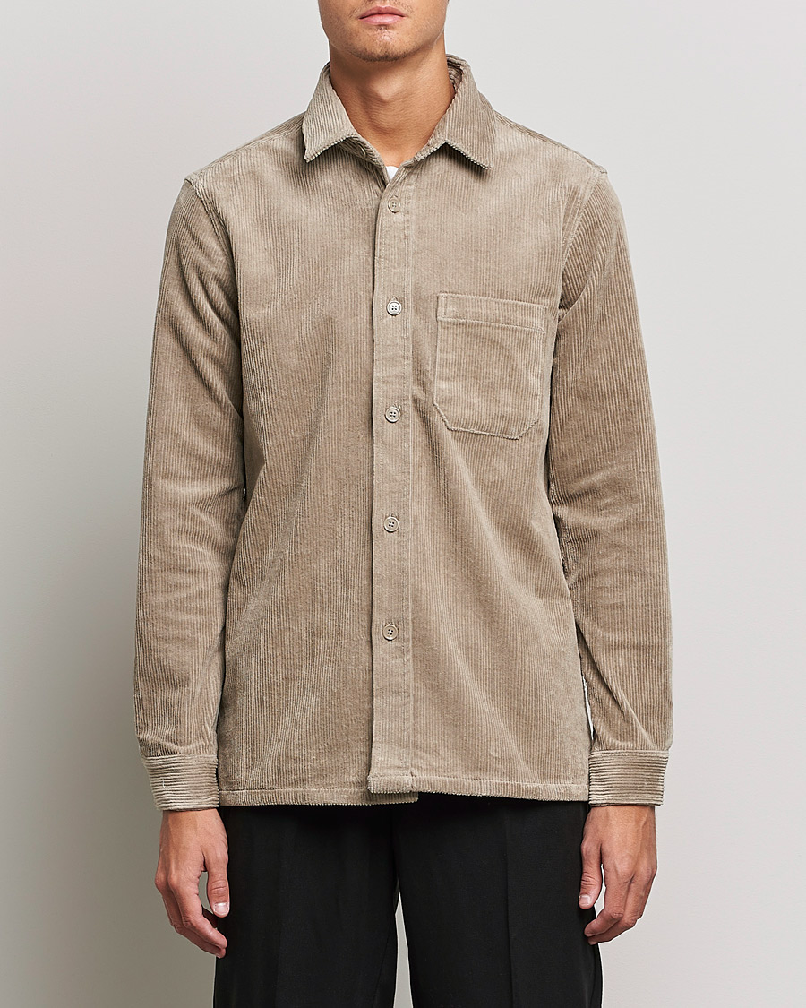 Herr | Skjortor | Samsøe Samsøe | Samsøe & Samsøe Waltones Corduroy Overshirt Winter Twig