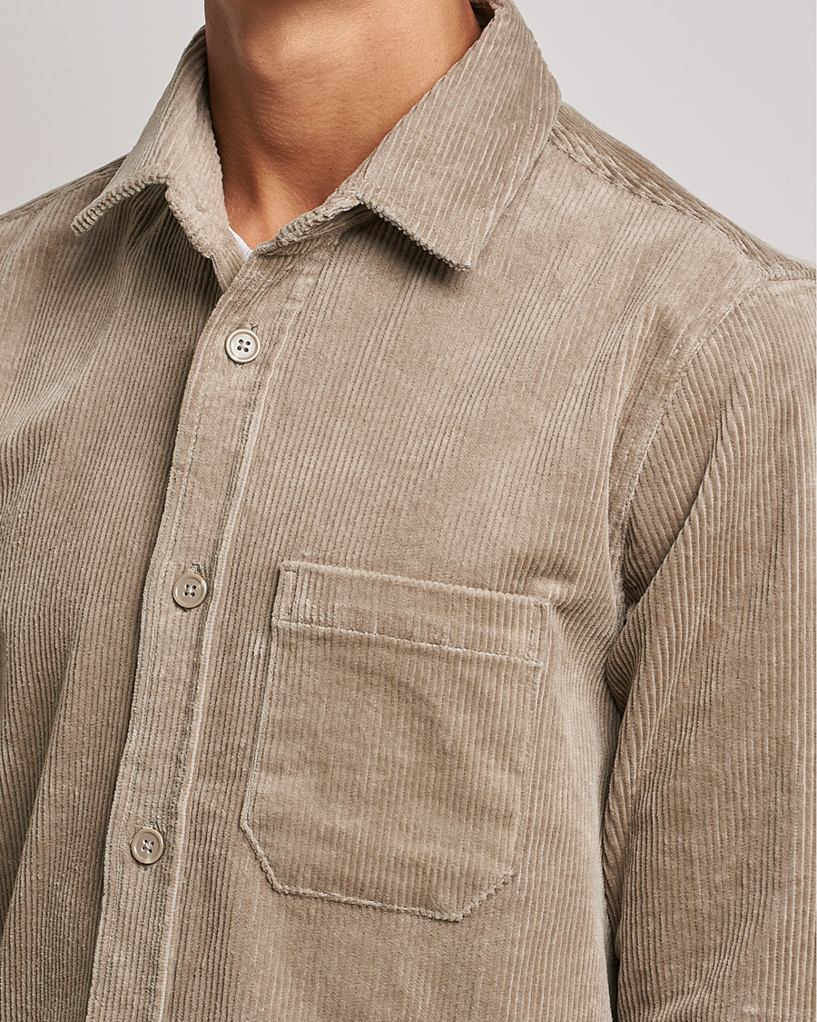 Herr | Skjortor | Samsøe Samsøe | Samsøe & Samsøe Waltones Corduroy Overshirt Winter Twig