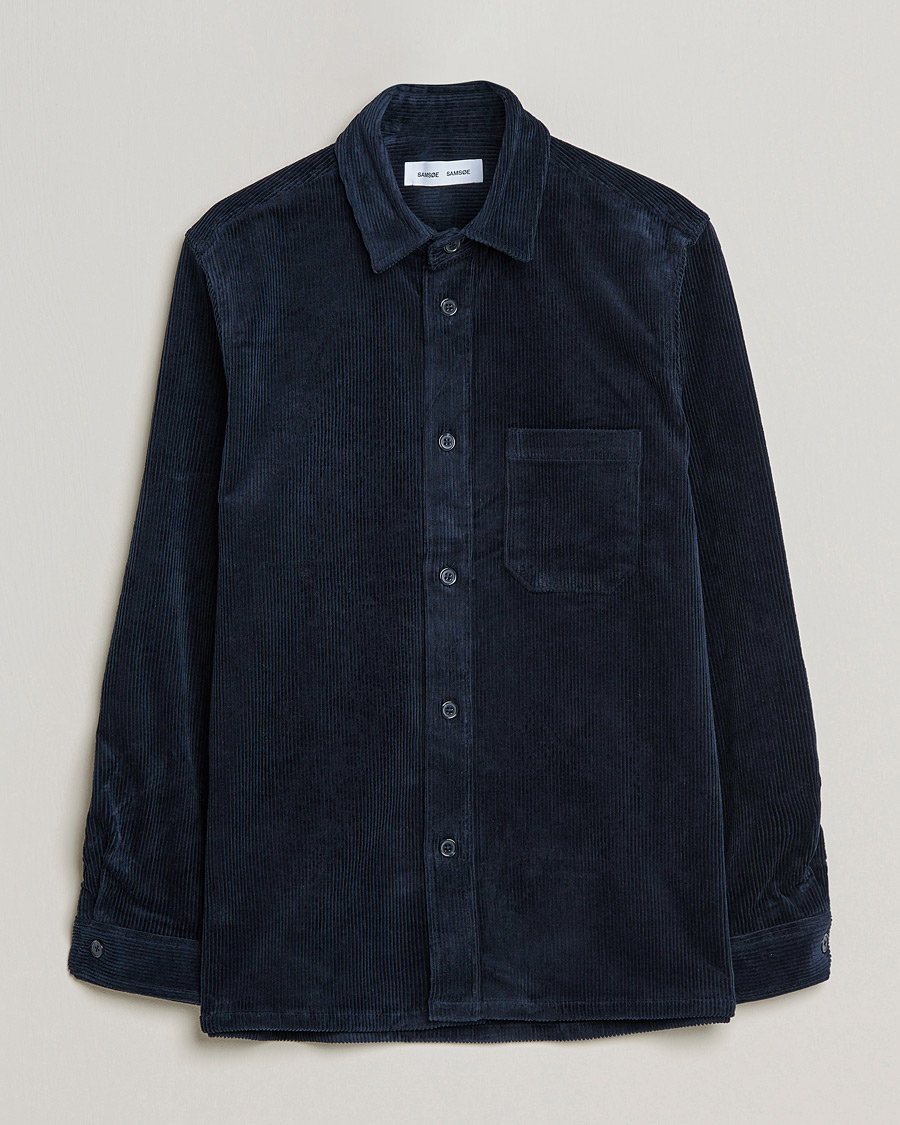 Herr | Skjortor | Samsøe Samsøe | Samsøe & Samsøe Waltones Corduroy Overshirt Salute