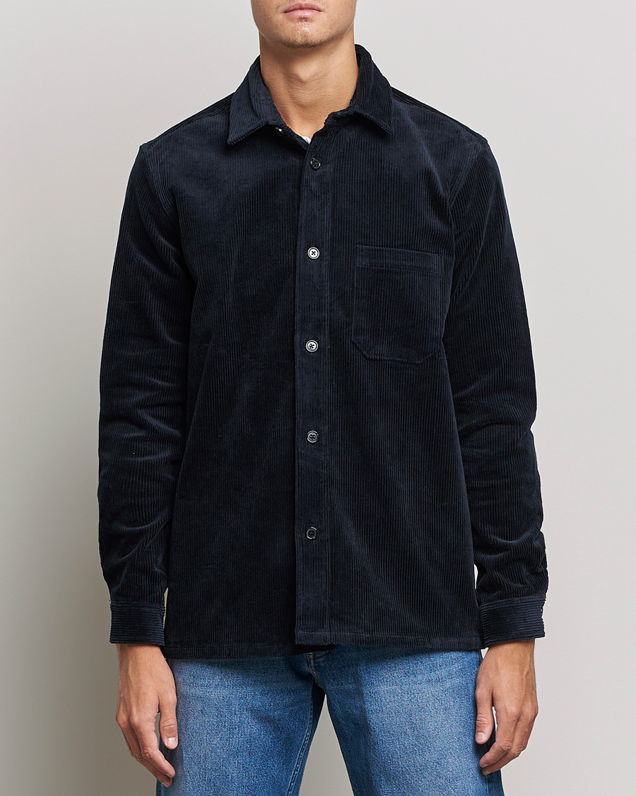 Herr | Skjortor | Samsøe Samsøe | Samsøe & Samsøe Waltones Corduroy Overshirt Salute