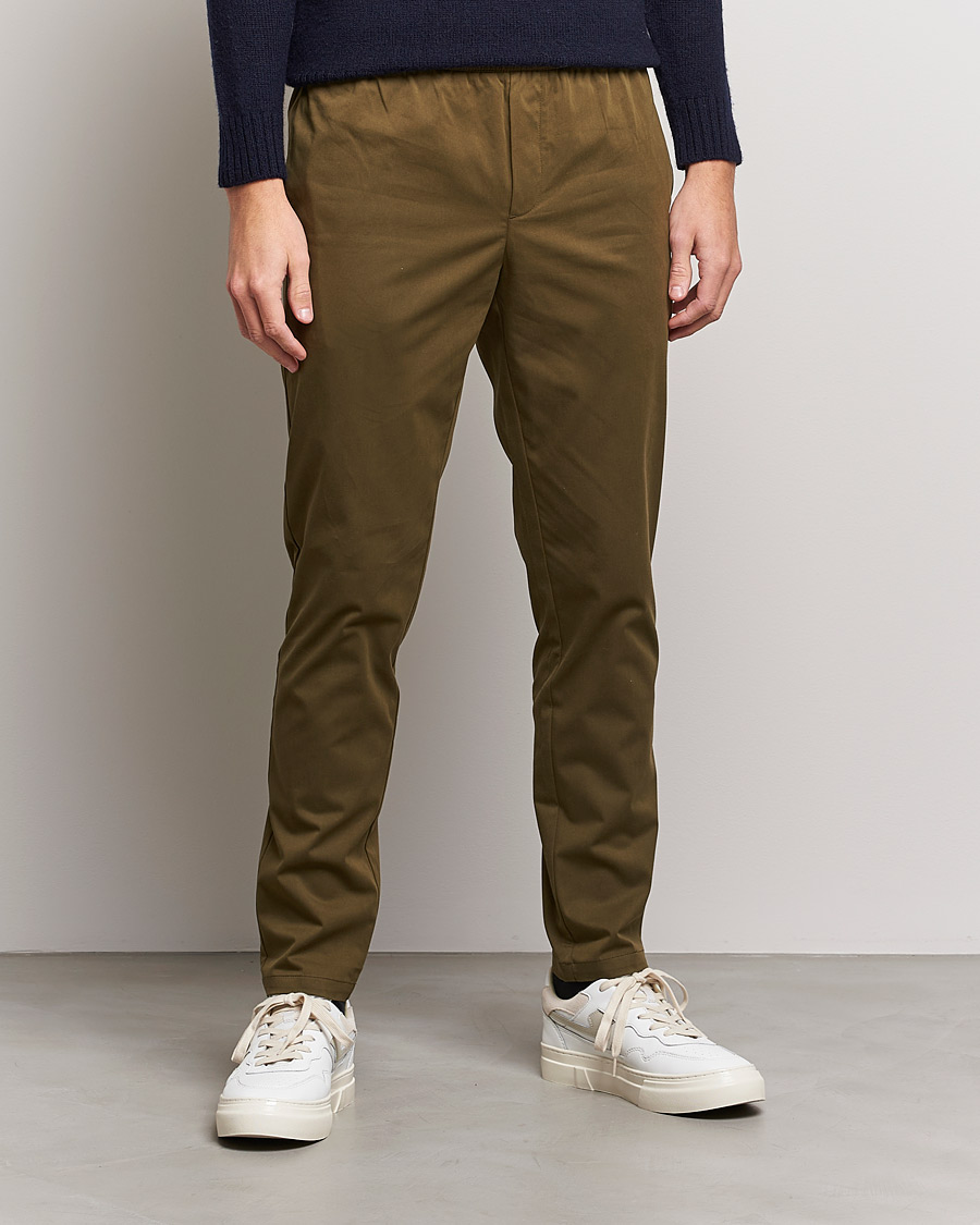 Herr | Byxor | Samsøe Samsøe | Samsøe & Samsøe Smithy Trousers Dark Olive