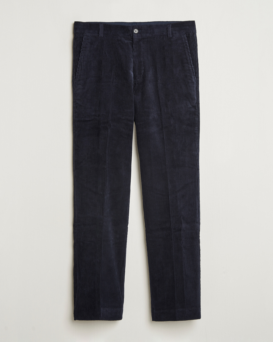 Herr | Byxor | Samsøe Samsøe | Fleix Corduroy Trousers Salute Navy