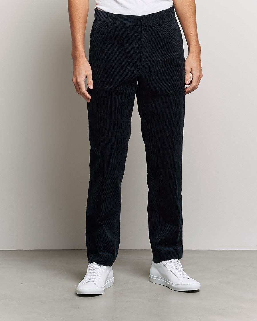 Herr | Byxor | Samsøe Samsøe | Fleix Corduroy Trousers Salute Navy