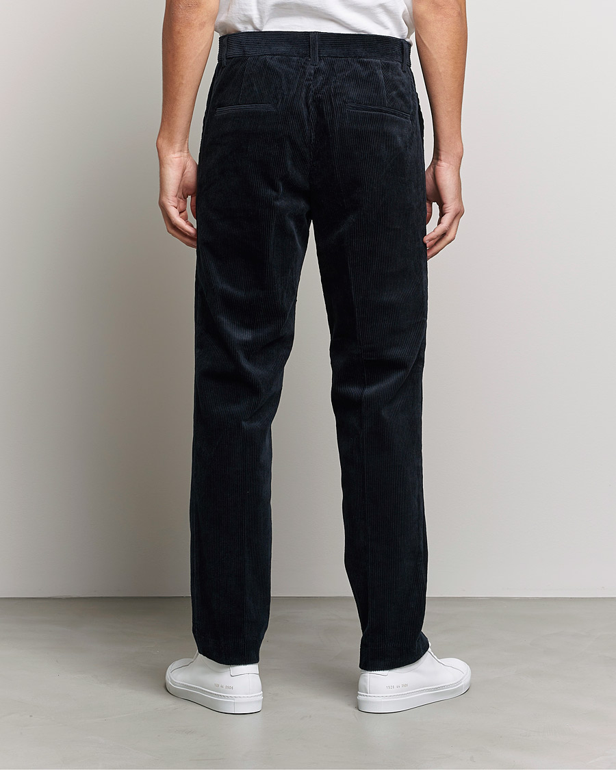 Herr | Byxor | Samsøe Samsøe | Fleix Corduroy Trousers Salute Navy