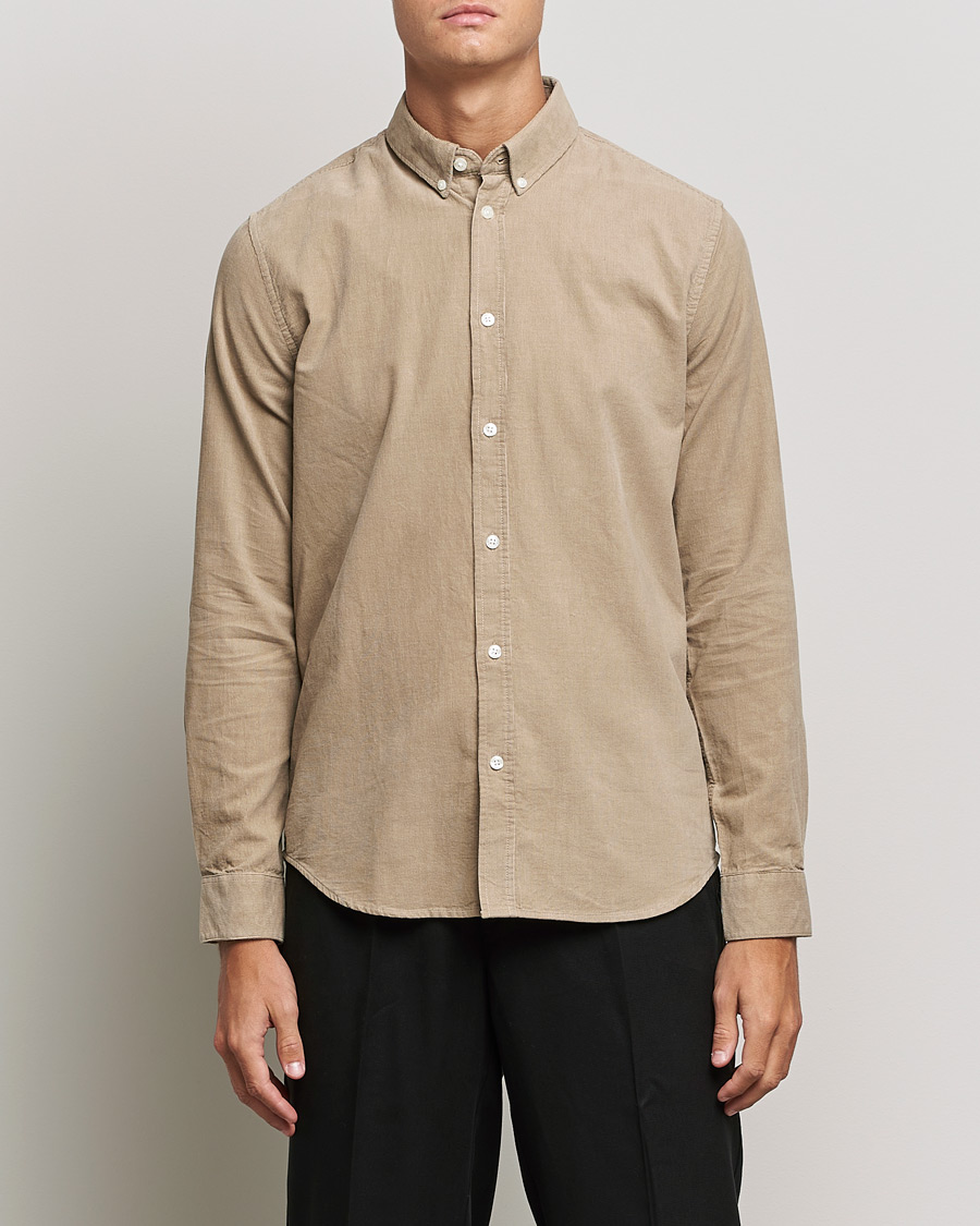 Herr | Skjortor | Samsøe Samsøe | Samsøe & Samsøe Liam Organic Cotton Shirt Winter Twig