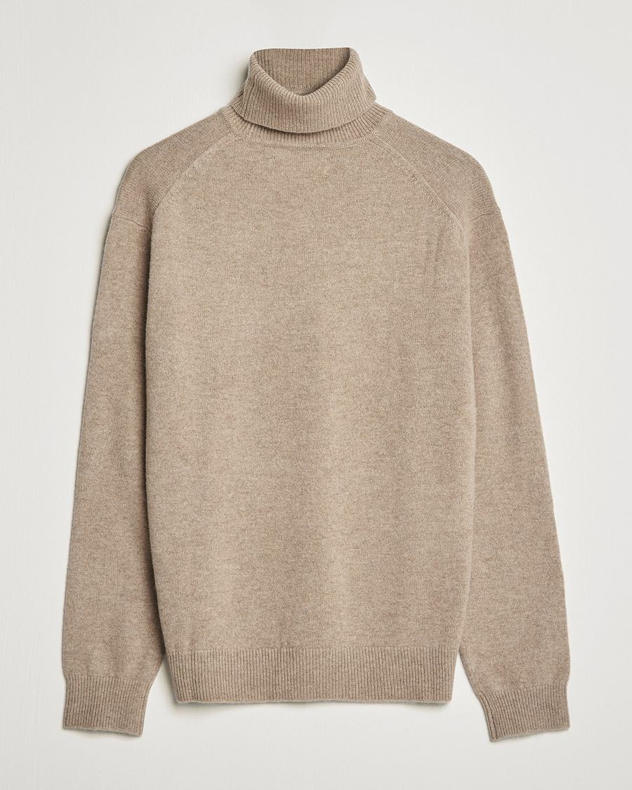 Herr | Tröjor | Samsøe Samsøe | Samsøe & Samsøe Viktor Wool Knitted Roll Neck Winter Twig