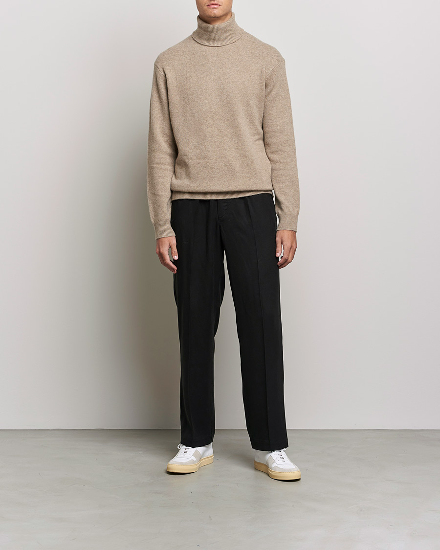 Herr | Tröjor | Samsøe Samsøe | Samsøe & Samsøe Viktor Wool Knitted Roll Neck Winter Twig