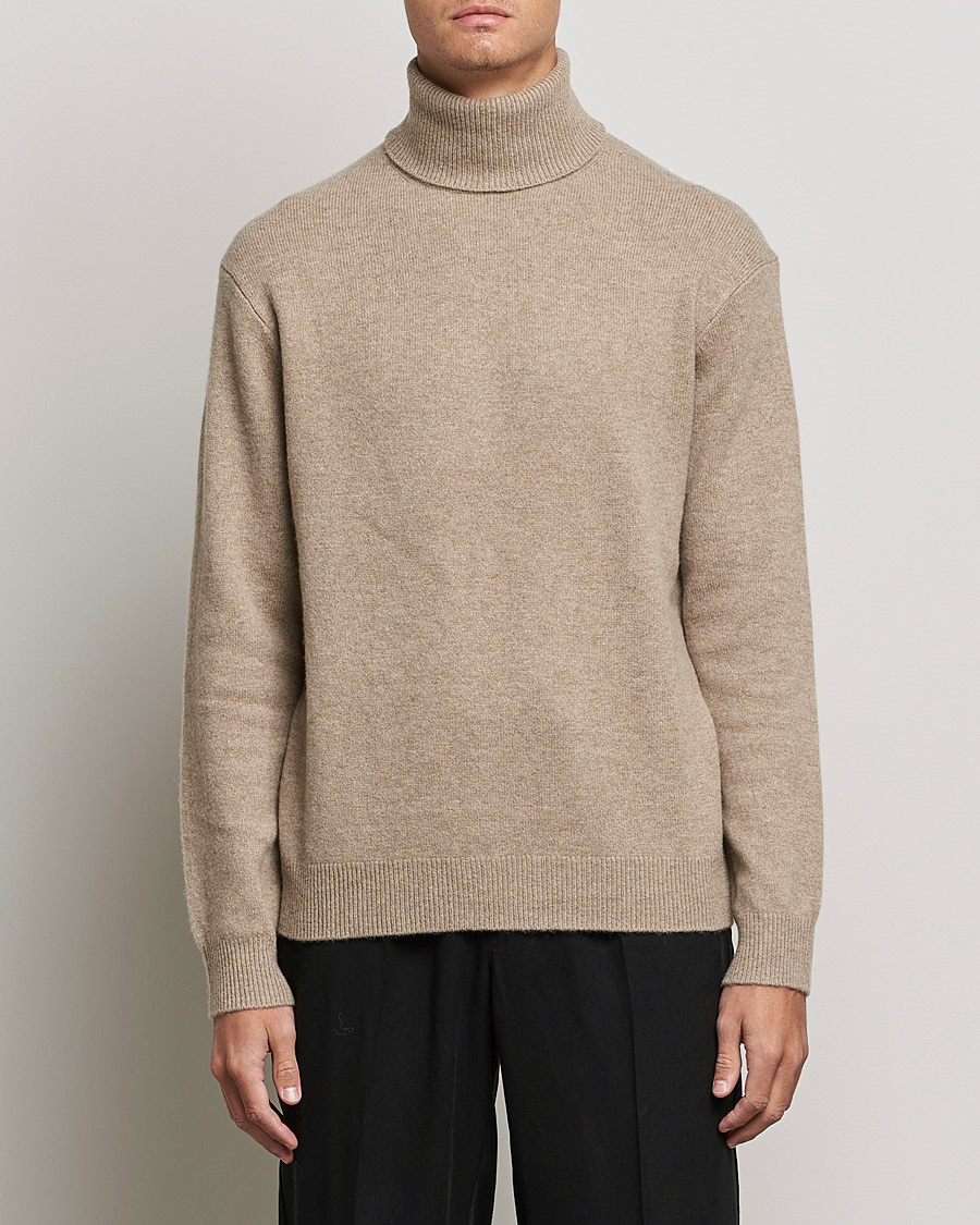 Herr | Tröjor | Samsøe Samsøe | Samsøe & Samsøe Viktor Wool Knitted Roll Neck Winter Twig