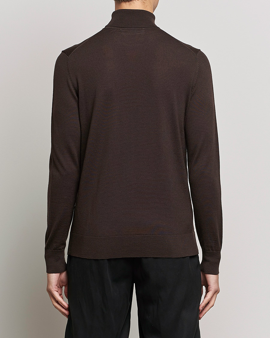 Herr | Tröjor | Samsøe Samsøe | Samsøe & Samsøe Flemming Superfine Merino Wool Roll Neck Mole