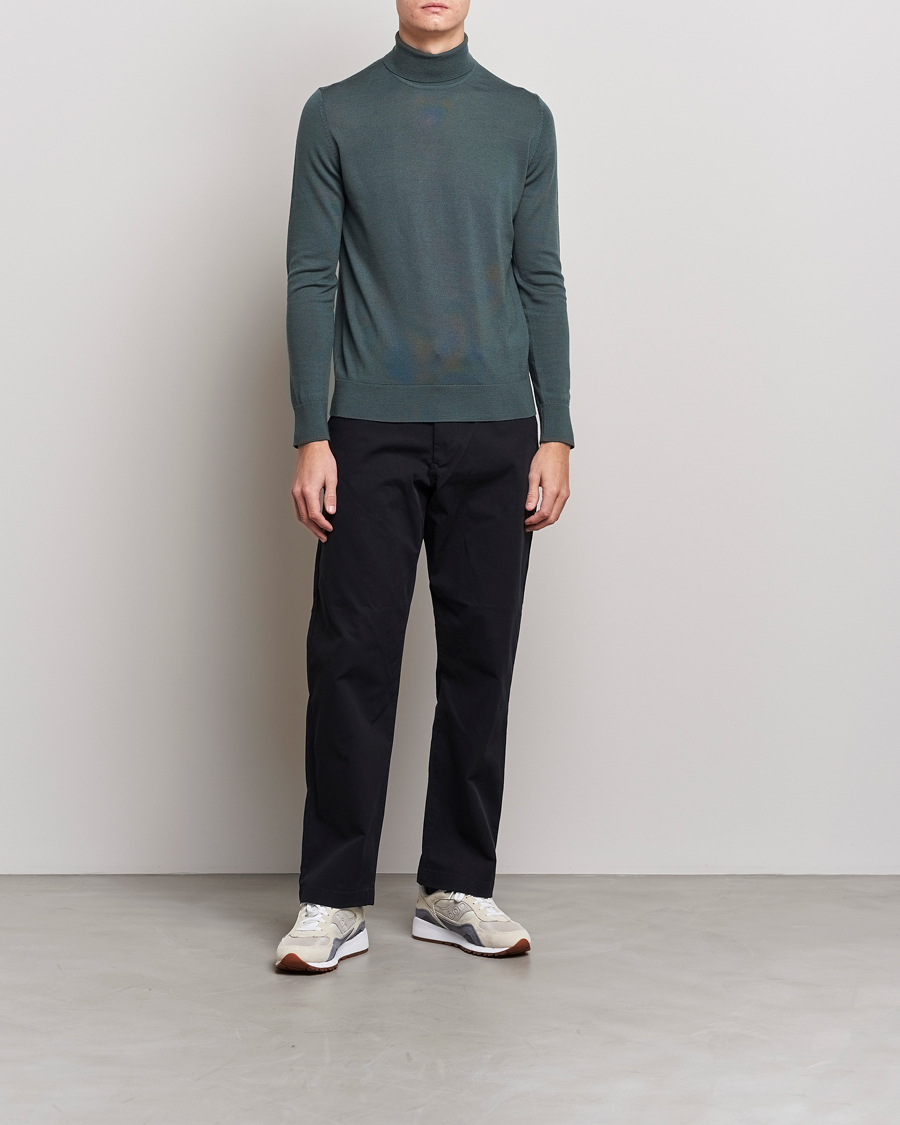 Herr | Tröjor | Samsøe Samsøe | Samsøe & Samsøe Flemming Superfine Merino Wool Roll Neck Urban Chic