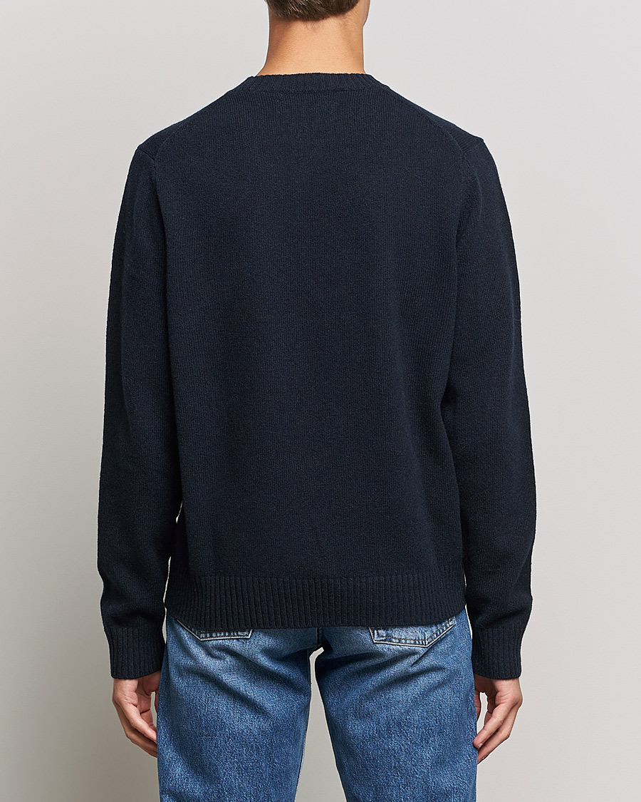 Herr | Tröjor | Samsøe Samsøe | Sylli Wool Crew Neck Salute Navy
