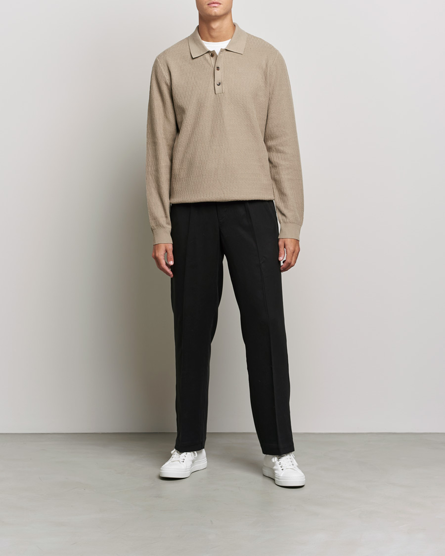 Herr | Tröjor | Samsøe Samsøe | Samsøe & Samsøe Joey Knitted Polo Winter Twig