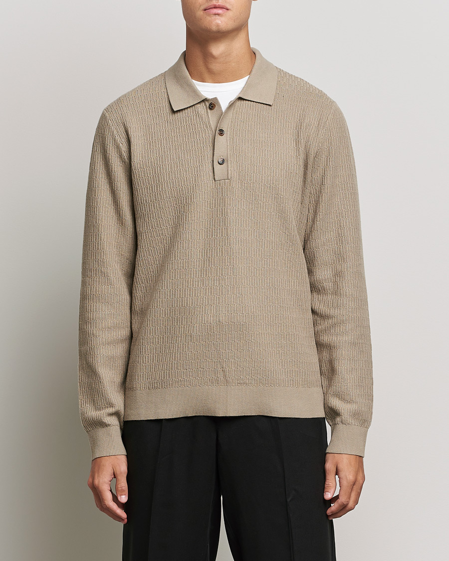 Herr | Tröjor | Samsøe Samsøe | Samsøe & Samsøe Joey Knitted Polo Winter Twig