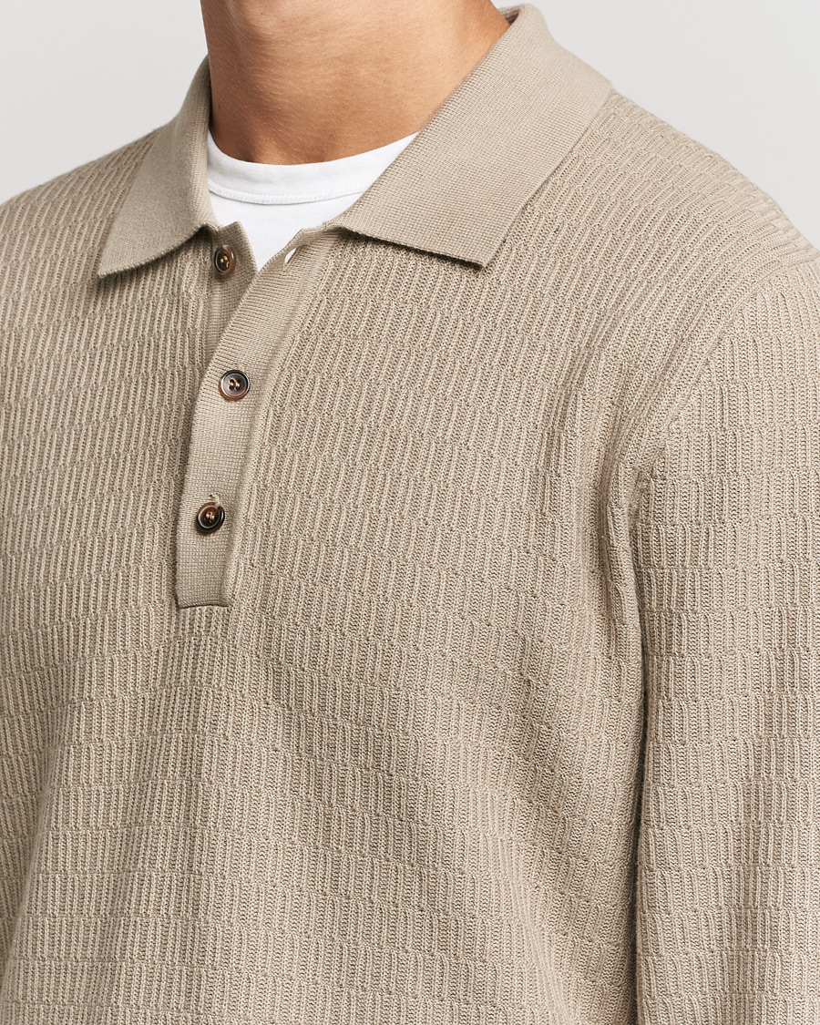 Herr | Tröjor | Samsøe Samsøe | Samsøe & Samsøe Joey Knitted Polo Winter Twig