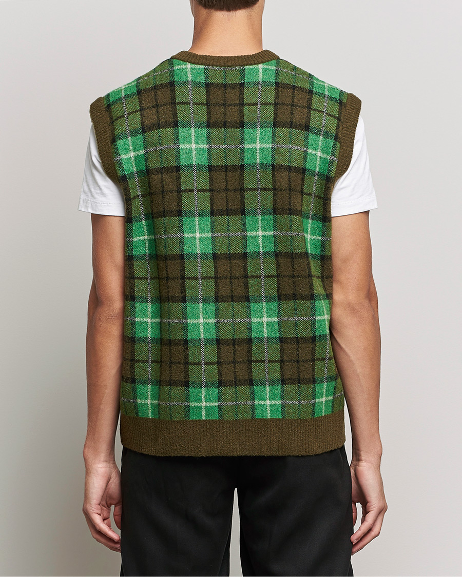 Herr | Tröjor | Samsøe Samsøe | Samsøe & Samsøe James Fine Merino Knitted Vest Medium Green