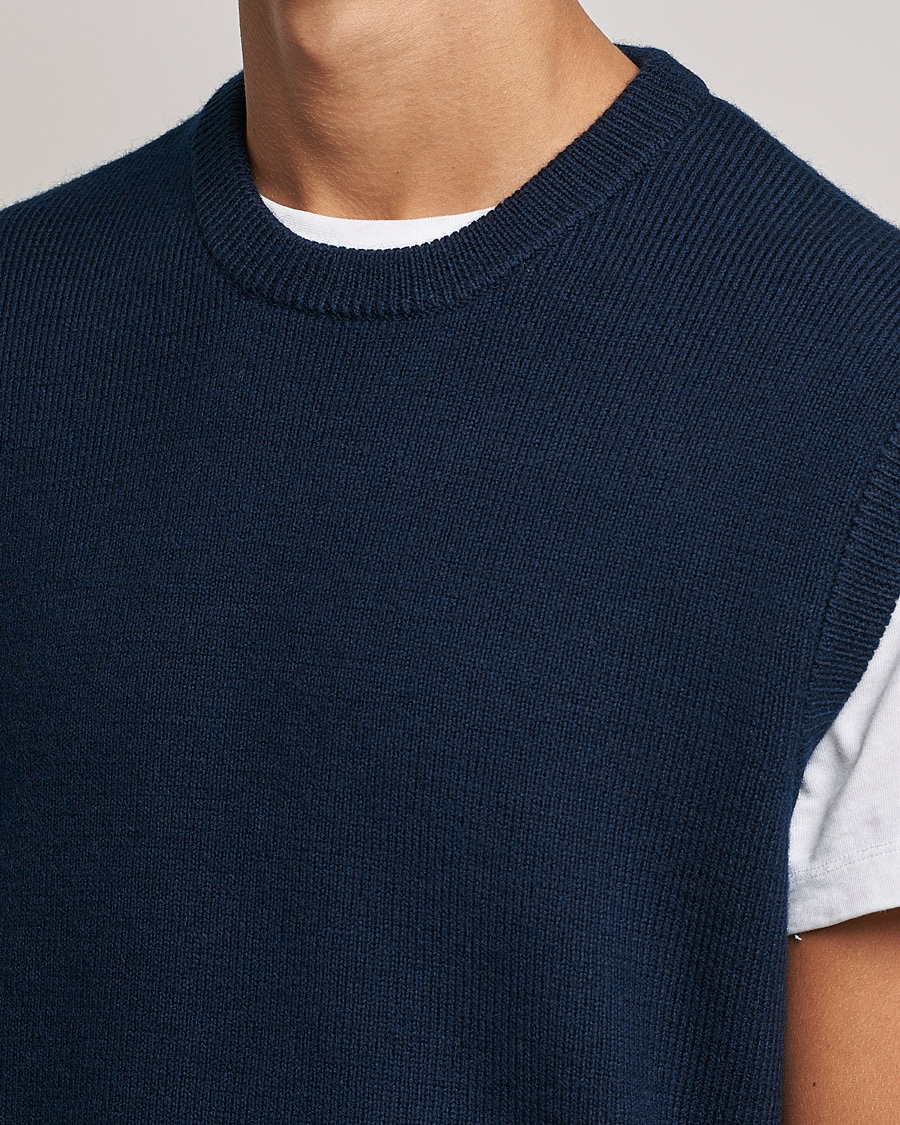 Herr | Tröjor | Samsøe Samsøe | Samsøe & Samsøe Jack Wool Knitted Vest Salute