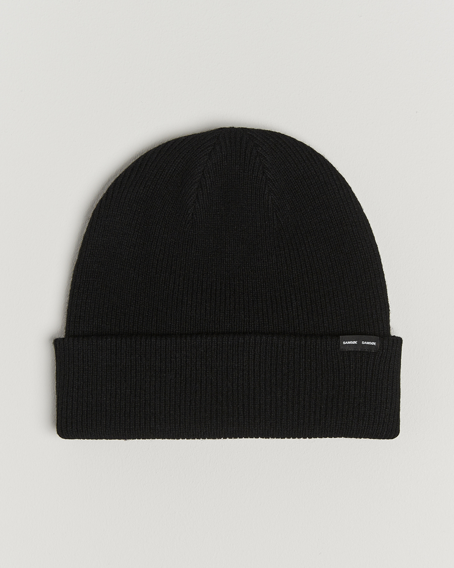 Herr | Samsøe Samsøe The Wool Beanie Black | Samsøe Samsøe | The Wool Beanie Black