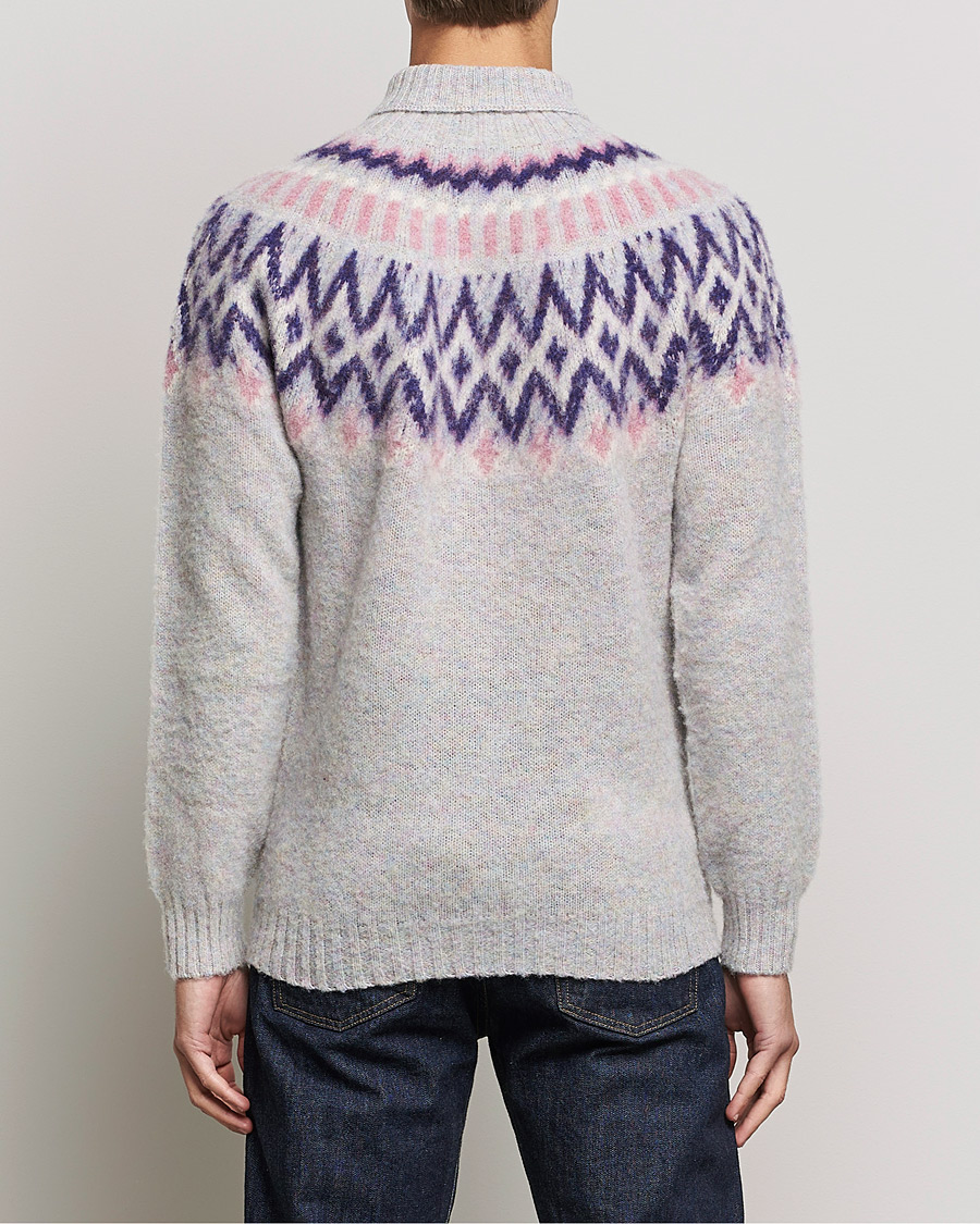 Herr | Tröjor | Howlin' | Brushed Wool Fair Isle Roll Neck Galaxy