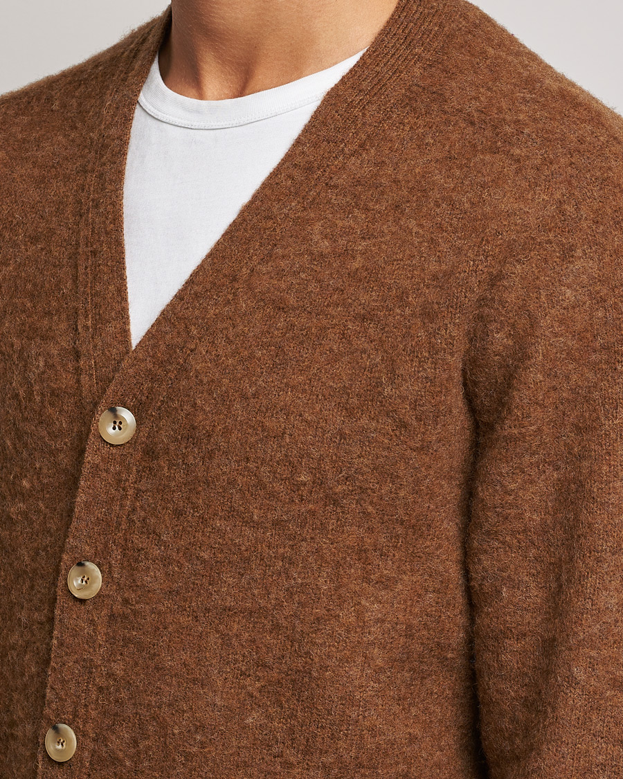 Herr | Tröjor | Howlin' | Brushed Wool Cardigan Nuts